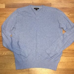 Like New Men’s Banana Republic Blue V-Neck Sweater